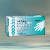 Sterile Latex Exam Gloves Small - 50 Pr/ Bx