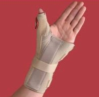 Carpal Tunnel Brace w/Thumb Spica  Left  Beige  Small