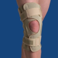 Hinged Knee Wrap Dual Pivot Beige XX-Large