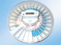 Vitamin & Pill Organizer w/Timer Alarm