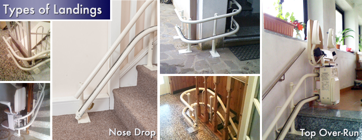 Types of Curved Stair Lift Landings