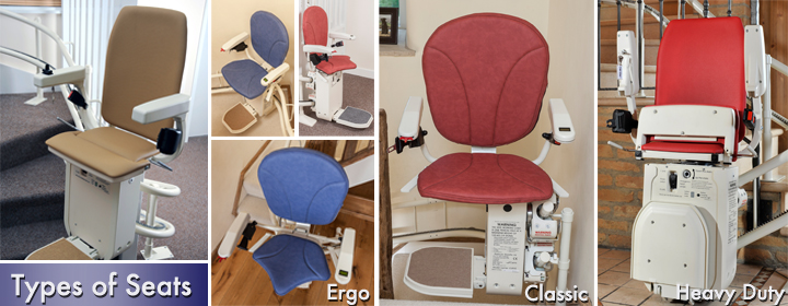 Types Curved Stair Lift Seats