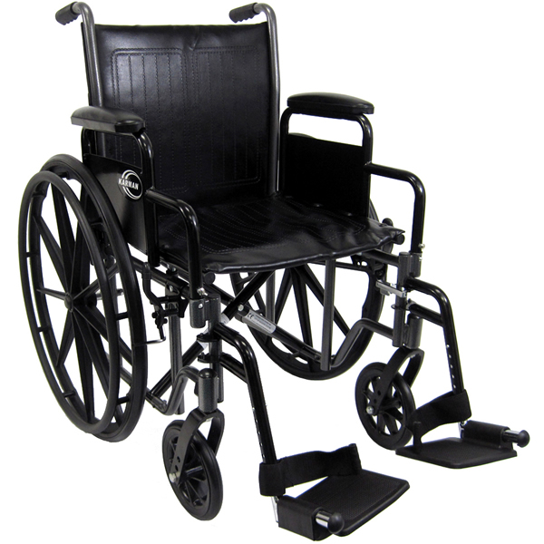 Karman Standard Detachable Arm Manual Wheelchair | Standard Wheelchairs