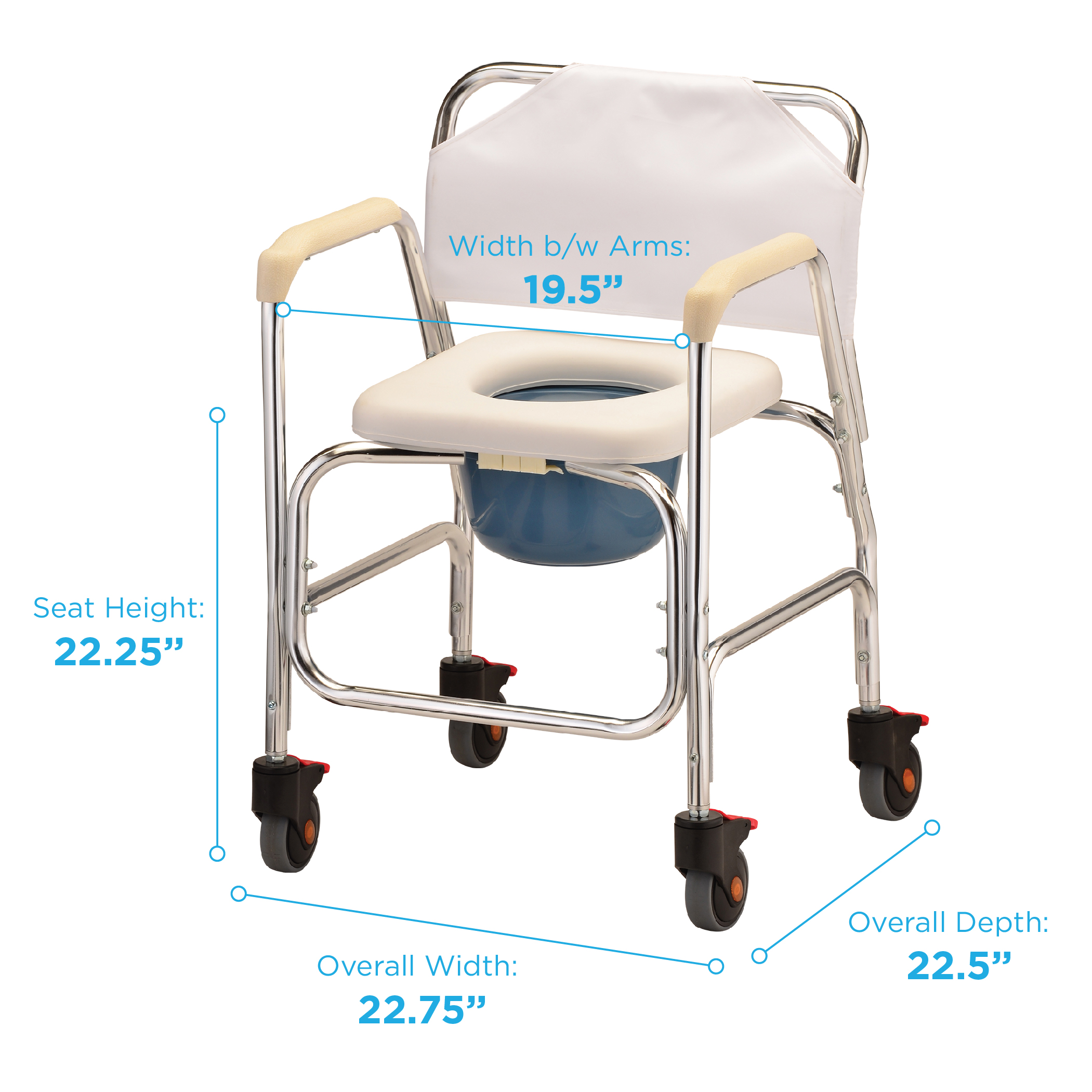 Commode Shower Chair With Wheels Shower Wheelchairs
