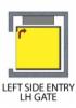 Left Side Entry Left Hand Gate (EZ6)