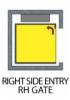 Right Side Entry Right Hand Gate (EZ6)