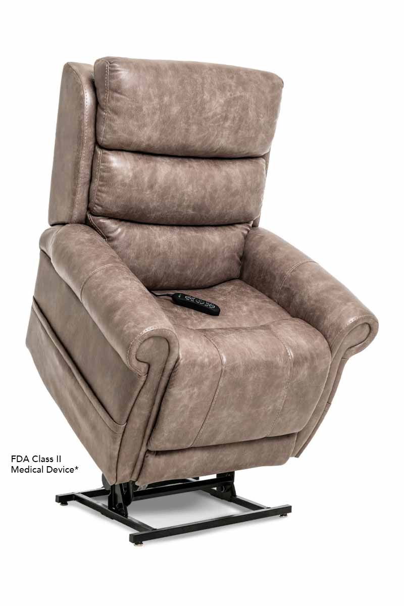 Tranquil VivaLift PLR935S Power Recliner Small- Grey, Gray