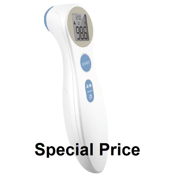 Sejoy Touchless Forehead Thermometer for Adults and Kids, Digital Infrared  Thermometer for Fever